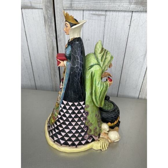 Jim Shore Walt Disney Enesco Wicked Witch Snow White Large Figure Vintage - Picture 4 of 11